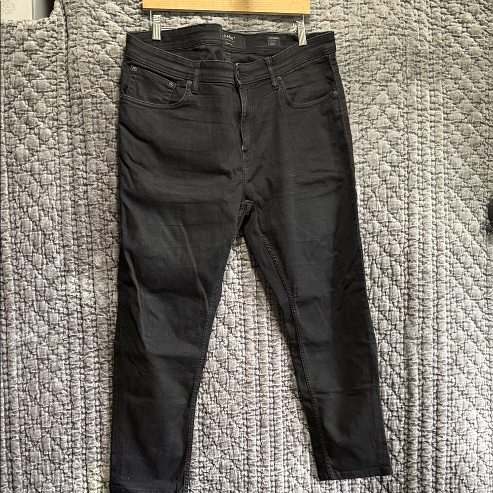CELIO  Men's Dark Stretch Jeans
